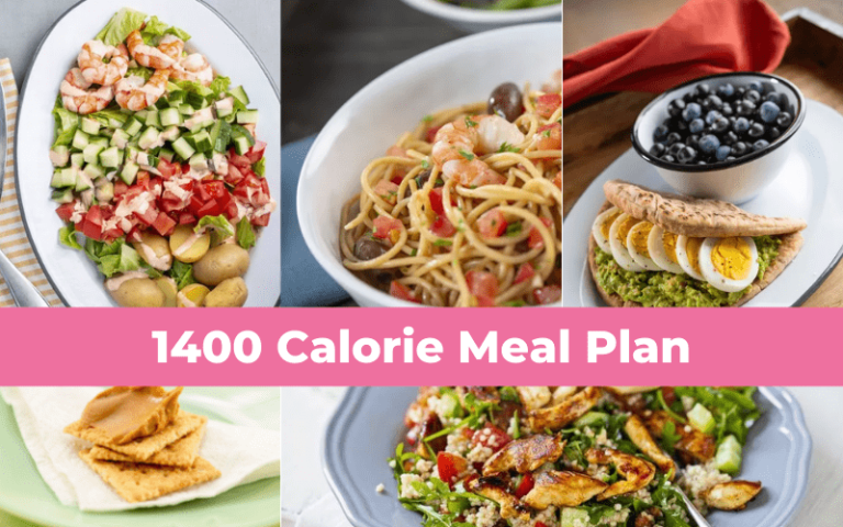 A 7-Day, 1400 Calorie Meal Plan To Lose Weight