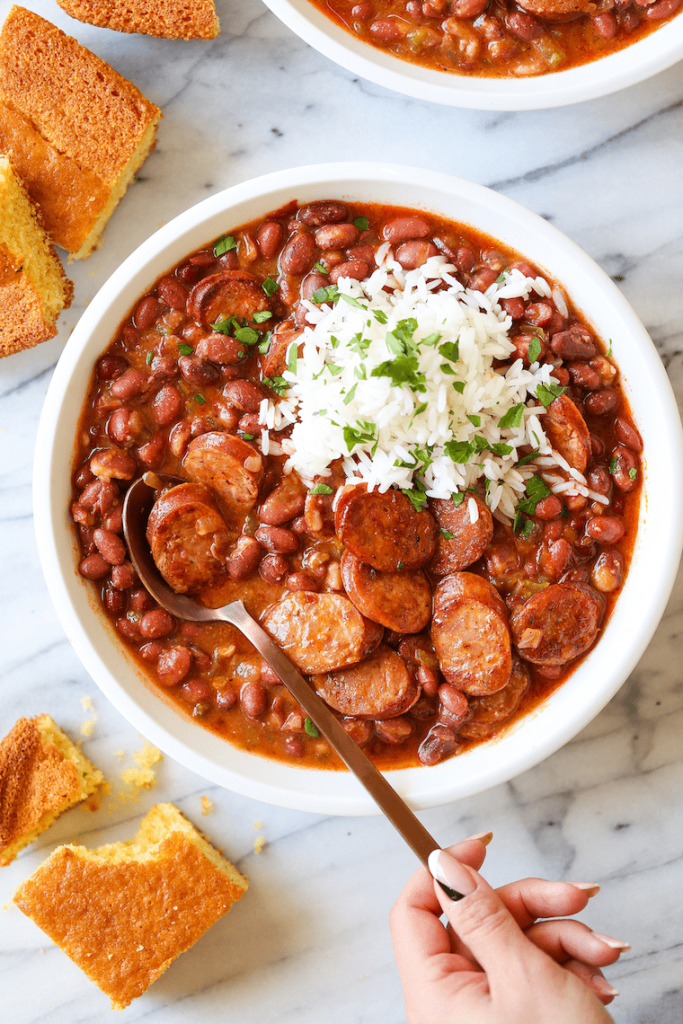 red beans rice with sausage