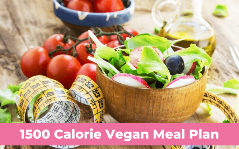 1500 Calorie Vegan Meal Plan for 7 Days