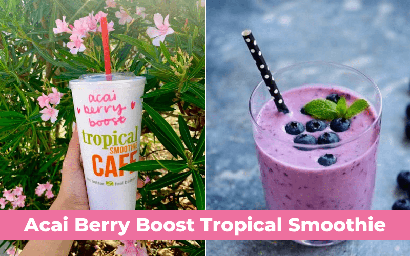 acai berry boost tropical smoothie